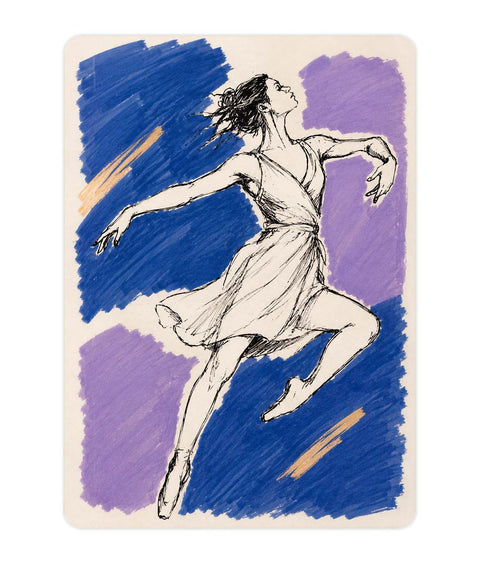 Ballerina Acrylic Poster