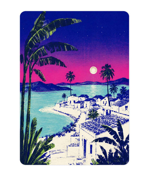 Beachy Acrylic Poster