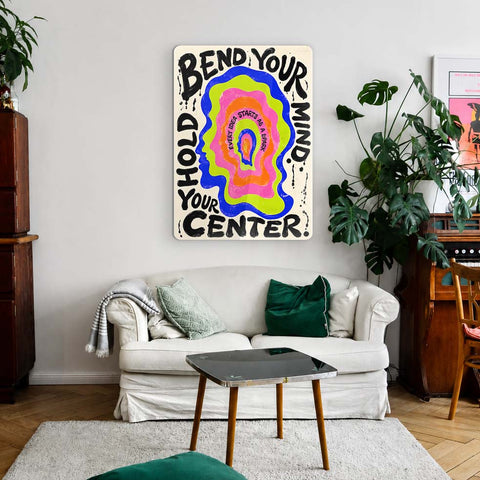 Bend your Mind Acrylic Poster