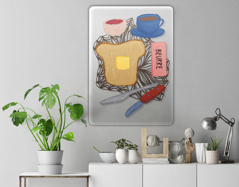 Beurre Acrylic Poster