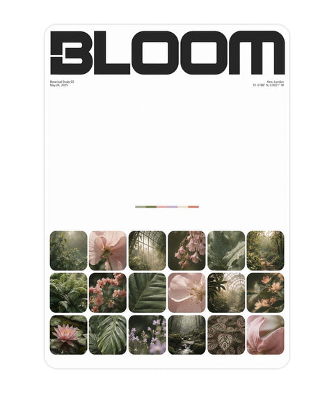 Blooming Acrylic Poster