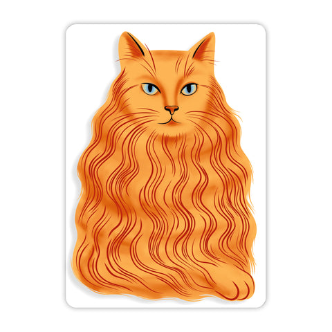 Ginger Cat Acrylic Poster
