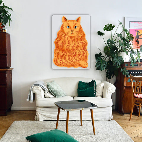 Ginger Cat Acrylic Poster