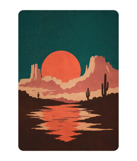 Desert Acrylic Poster