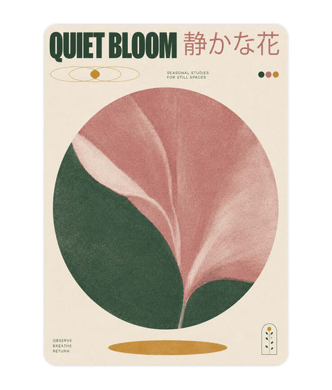 Quiet Bloom Acrylic Poster
