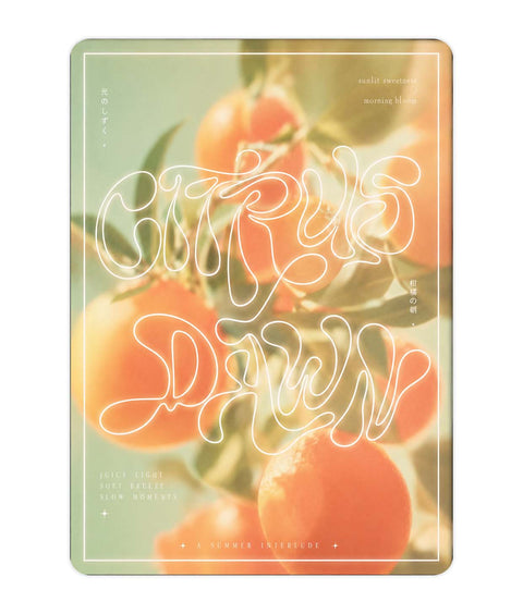 Citrus Dawn Acrylic Poster