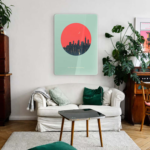 City Acrylic Poster