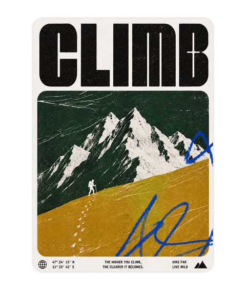 Climb Acrylic Poster