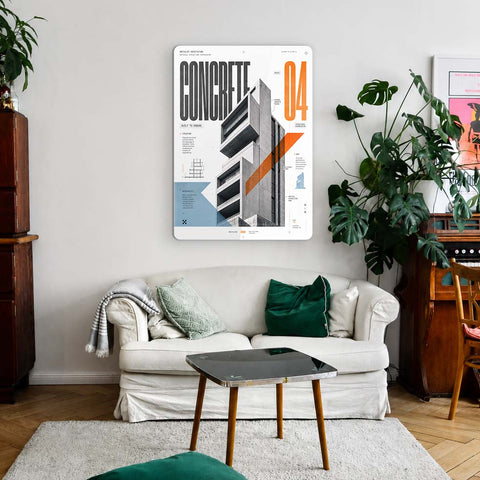 Concrete Acrylic Poster