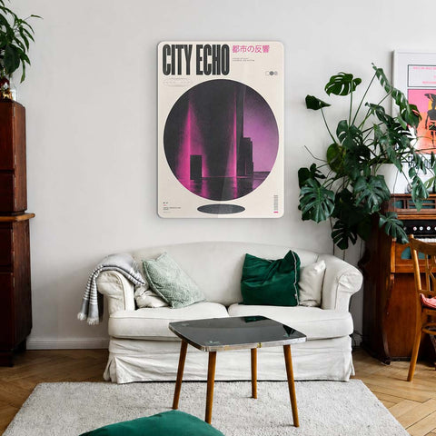 Concrete and Rhythm Acrylic Poster