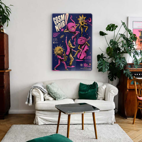 CosmoNoir Acrylic Poster