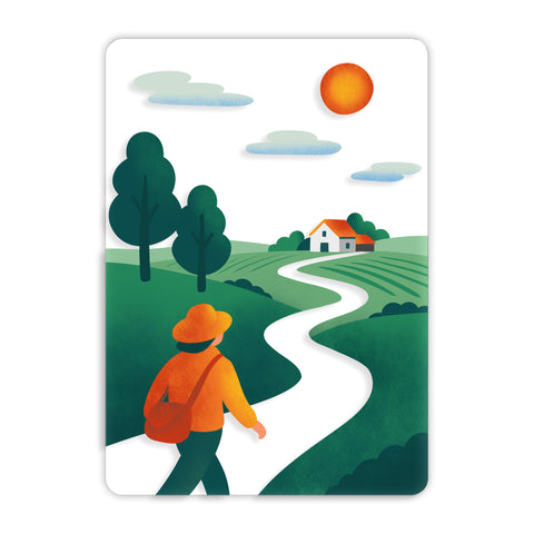 Country Road Acrylic Poster