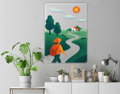 Country Road Acrylic Poster