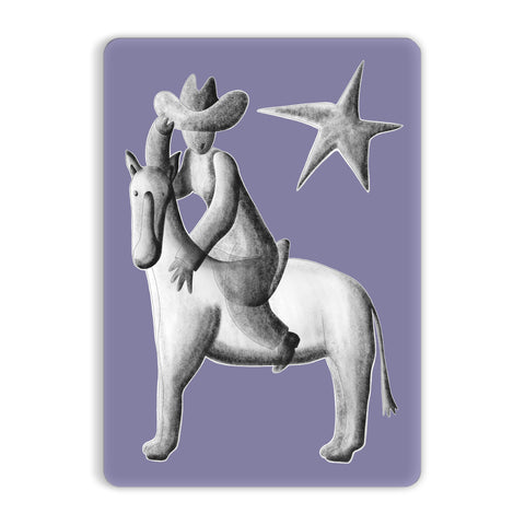 Cowgirl Acrylic Poster