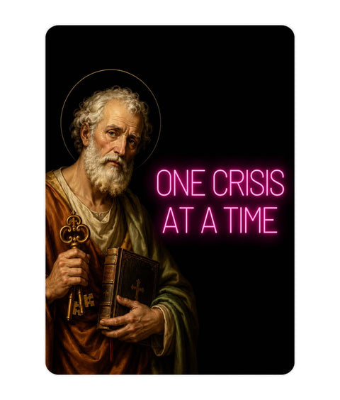 Crisis Acrylic Poster
