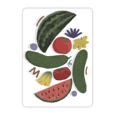 Cucumbers Acrylic Poster
