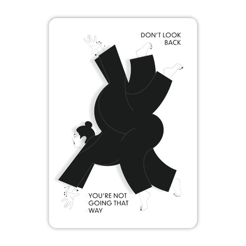 Don't Look Back Acrylic Poster