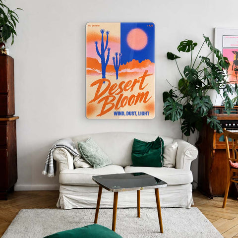 Desert Bloom Acrylic Poster