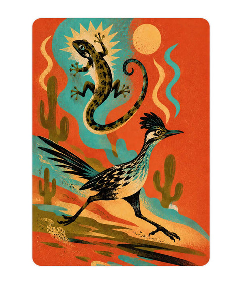 Desert Dash Acrylic Poster