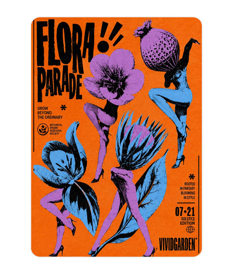 FloraParade Acrylic Poster