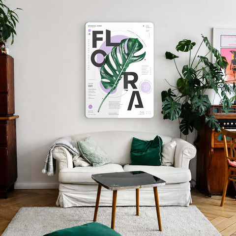 Floral Acrylic Poster