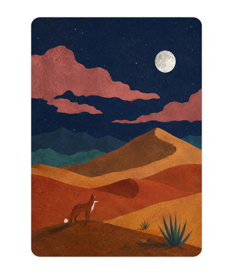 Fox Acrylic Poster
