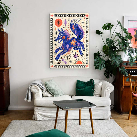 Foxy Acrylic Poster