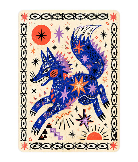 Foxy Acrylic Poster