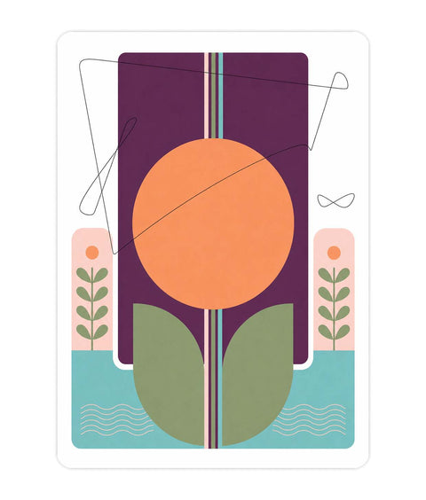 Garden Frequency Acrylic Poster