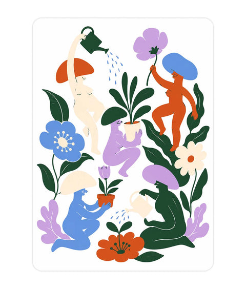 Garden Friends Acrylic Poster