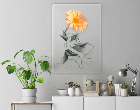 Gerbera Acrylic Poster