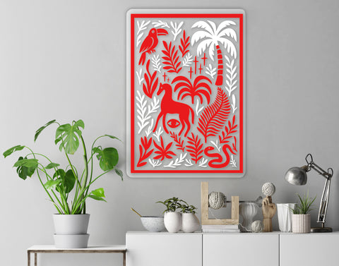 Jungle Acrylic Poster