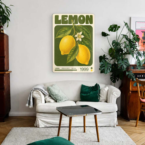 Lemon Acrylic Poster