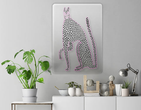 Snow Leopard Acrylic Poster