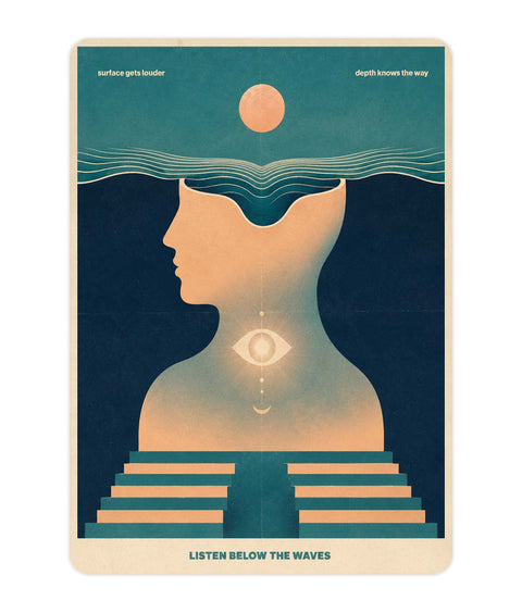 Listen Acrylic Poster