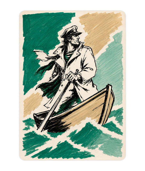 Lost in the Sea Acrylic Poster