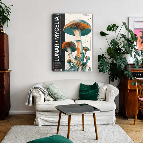 Lunar Micelia Acrylic Poster
