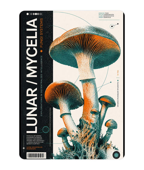 Lunar Micelia Acrylic Poster