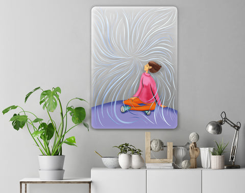 Meditation Acrylic Poster