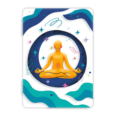 Meditation Universe Acrylic Poster