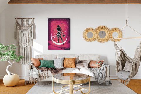 Moon Girl Acrylic Poster