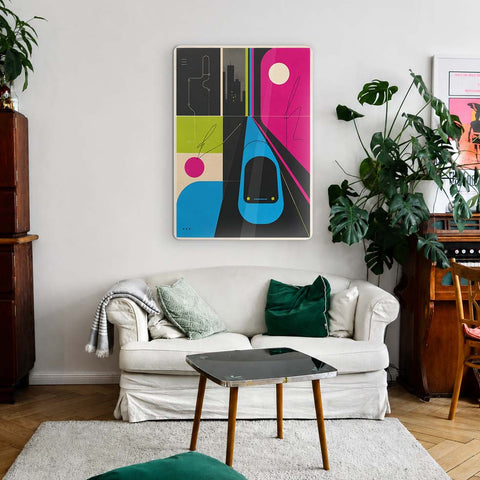 Metro Acrylic Poster