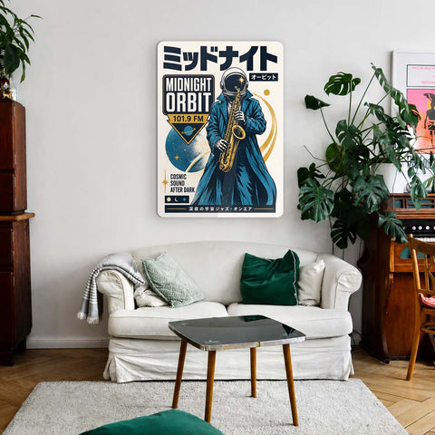 Midnight Orbit Acrylic Poster
