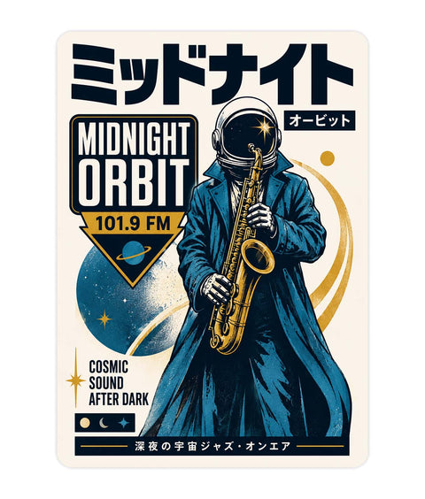 Midnight Orbit Acrylic Poster