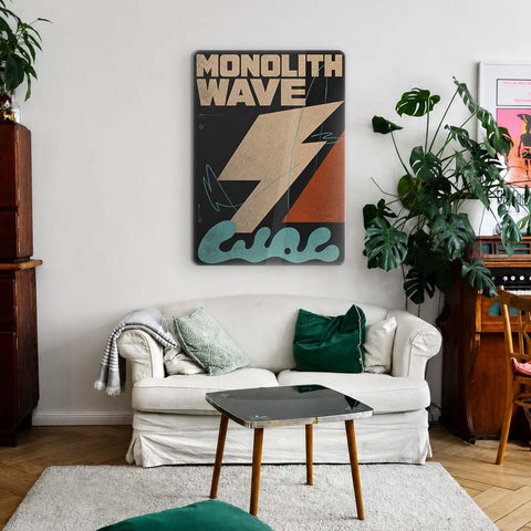 Monolith Wave Acrylic Poster