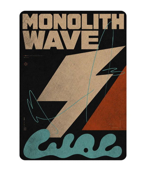 Monolith Wave Acrylic Poster