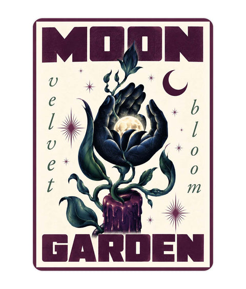 Moon Garden Acrylic Poster