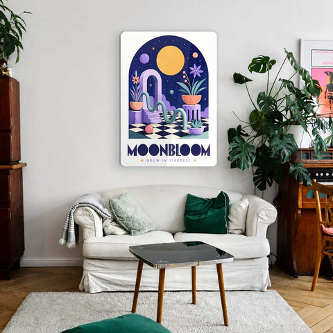 Moonbloom Acrylic Poster