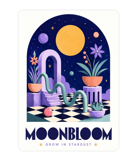 Moonbloom Acrylic Poster