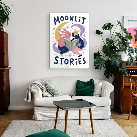 Moonlit Stories Acrylic Poster